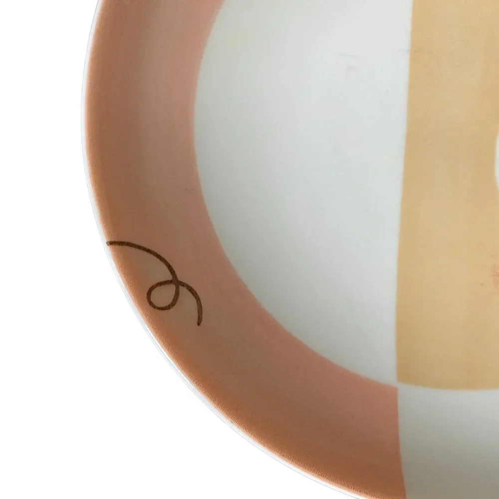Ceramic Pig Cat Graphic Plates Cat food dishes Plates Whimsical